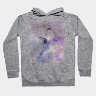 Knife Juggler In Amethyst Hoodie